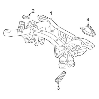 Toyota OE - Rear Suspension - Suspension Mounting (FWD 2.5L)