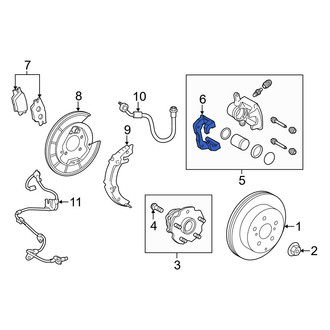 Toyota OE - Front Right Disc Brake Caliper Bracket