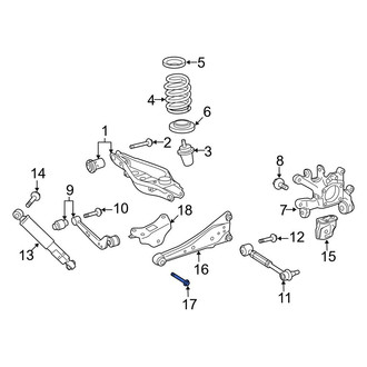 Toyota OE - Rear Rearward Suspension Trailing Arm Bolt