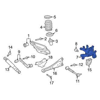 Toyota OE - Rear Left Suspension Knuckle