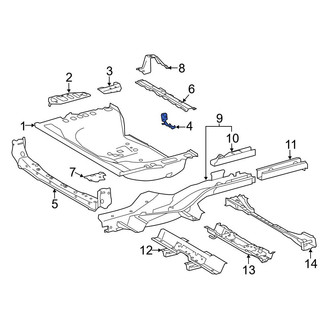 Toyota OE - Rear Left Rear Body Panel Extension