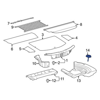 Toyota OE - Spare Tire Stud