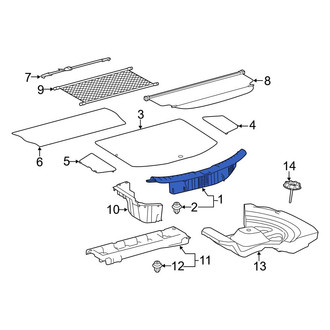 Toyota OE - Rear Rear Body Panel Trim Panel