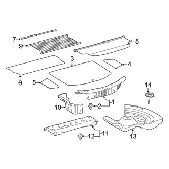 Toyota OE - Rear Body & Floor - Interior Trim