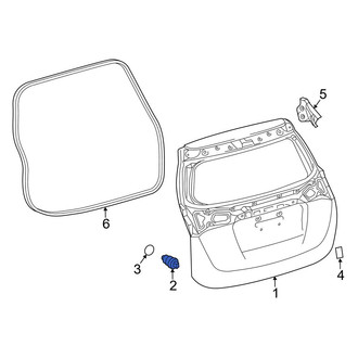 Toyota OE - Rear Liftgate Stop Bumper