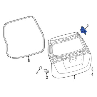 Toyota OE - Rear Left Back Glass Bracket
