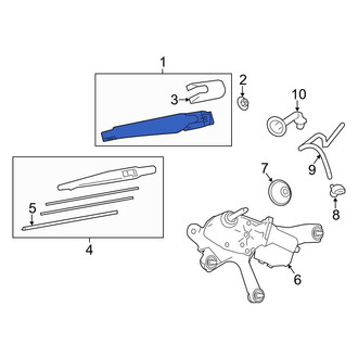 Toyota OE - Rear Wiper Arm