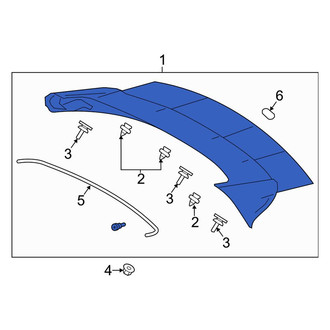 Toyota OE - Rear Spoiler