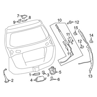 Toyota OE - Lift Gate - Lock & Hardware (With Power)