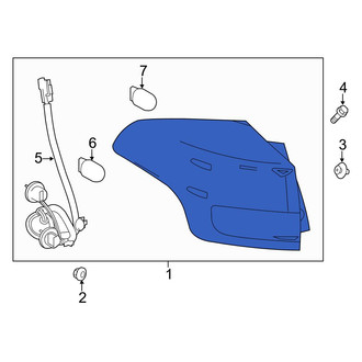 Toyota OE - Rear Right Tail Light Assembly
