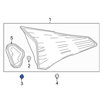 Toyota OE - Tail Light Nut