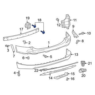 Toyota OE - Fuel Tank Strap Bolt