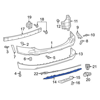 Toyota OE - Rear Valance Panel