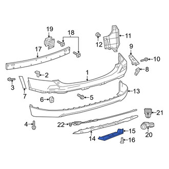 Toyota OE - Left Valance Panel Cap