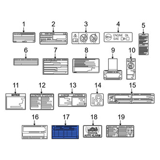 Toyota OE - Tire Information Label