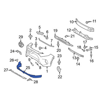 Toyota OE - Front Lower Bumper Cover
