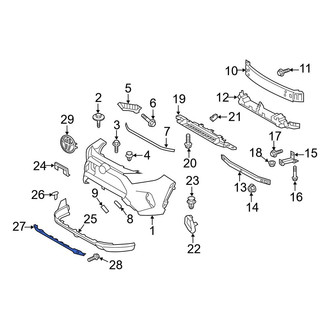 Toyota OE - Front Bumper Trim