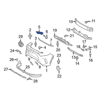 Toyota OE - Front Left Bumper Guide