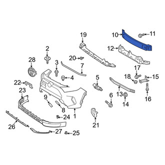 Toyota OE - Front Bumper Impact Bar