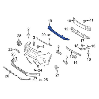 Toyota OE - Front Lower Bumper Impact Absorber