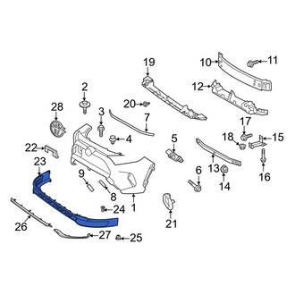 Toyota OE - Front Lower Bumper Cover