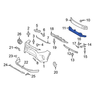 Toyota OE - Front Upper Bumper Impact Absorber