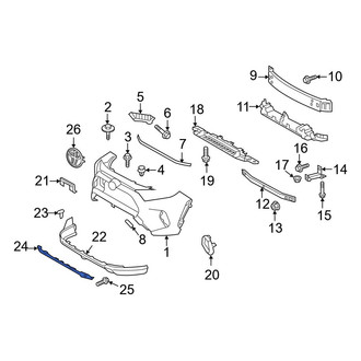 Toyota OE - Front Bumper Trim
