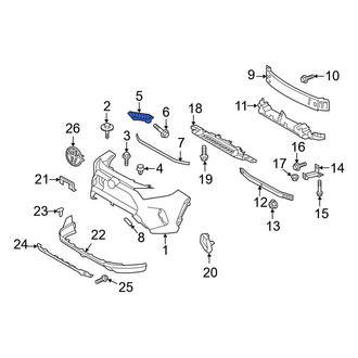 Toyota OE - Front Left Bumper Guide
