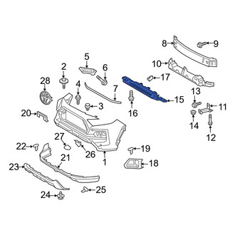 Toyota OE - Front Lower Bumper Impact Absorber