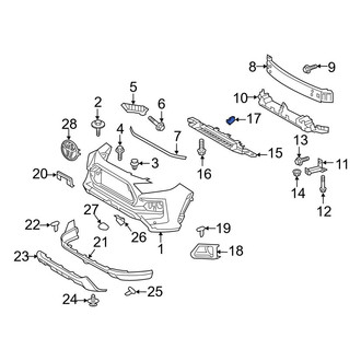 Toyota OE - Bumper Impact Absorber Seal