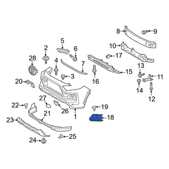 Toyota OE - Front Left Fog Light Trim