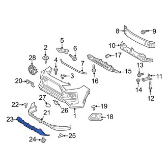 Toyota OE - Front Bumper Trim