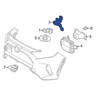 Toyota OE - Rear Left Outer Parking Aid Sensor Housing