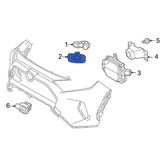 Toyota OE - Front Left Outer Parking Aid Sensor Housing
