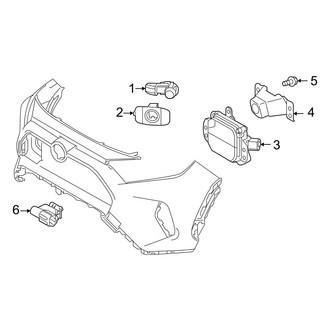 Toyota OE - Front Bumper & Grille - Electrical Components (Adventure / TRD Off-Road)