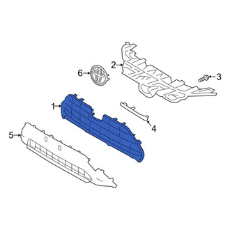 Toyota OE - Front Upper Grille