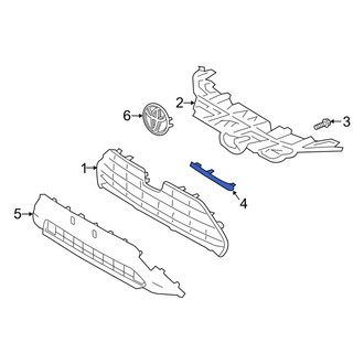 Toyota OE - Front Right Grille Molding
