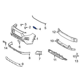 Toyota OE - Front Right Bumper Guide