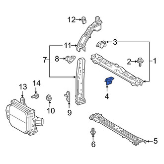 Toyota OE - Radiator Support Tie Bar Bracket