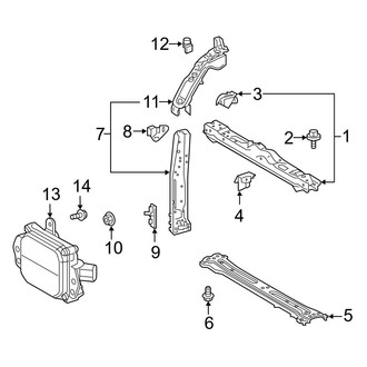 Toyota OE - Radiator Support (North America Built)