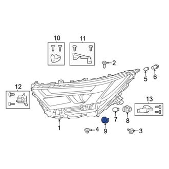Toyota OE - Front Headlight Bulb
