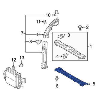 Toyota OE - Front Lower Radiator Support Tie Bar