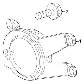 Toyota OE - Front Lamps - Fog Lamps (Japan Built, Round, Type 2)