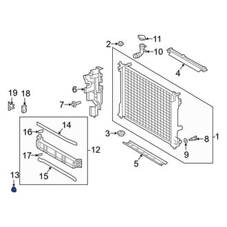 Toyota OE - Engine Coolant Reservoir Nut