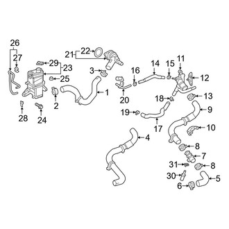 Toyota OE - Cooling - Radiator & Components (Reservoir & Hoses), (Adventure / LE / Limited / XLE / XLE Premium)