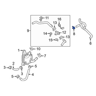 Toyota OE - HVAC Heater Hose Clamp