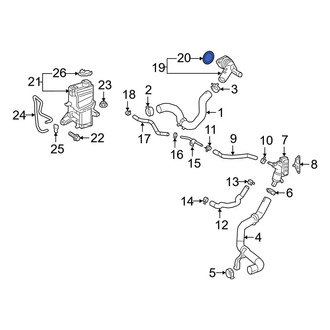 Toyota OE - Engine Coolant Thermostat Housing O-Ring