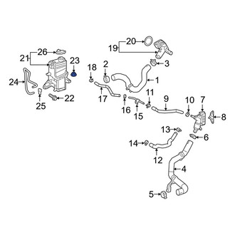 Toyota OE - Engine Coolant Reservoir Nut
