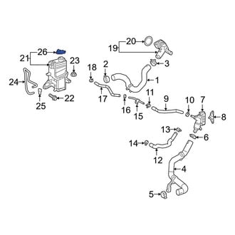 Toyota OE - Engine Coolant Reservoir Cap