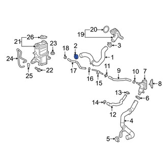 Toyota OE - Front Radiator Hose Clamp